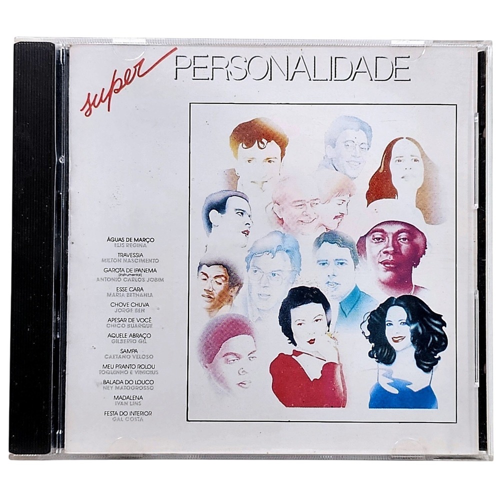 Super Personalidade MPB CD Various Artists Brazil‎ Import Philips 836110-2 EUC